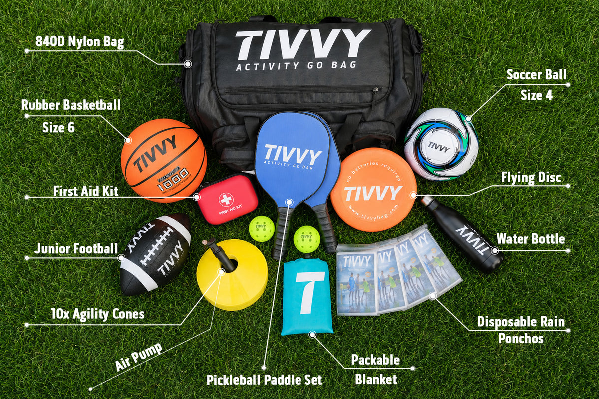 overhead view of whats included in TIVVY